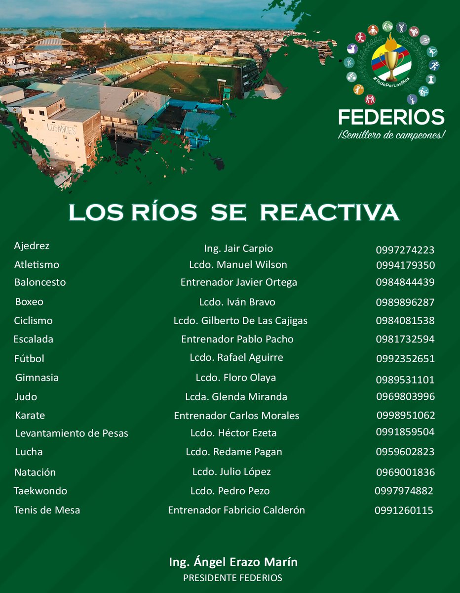 Federios7's tweet photo. Federíos tiene un compromiso con la ciudadanía el cual fue interrumpido por la pandemia más no por algunas de las partes. 
#TodoPorLosRíos
#LosRíosSeReactiva https://t.co/hzCfhE0X1e