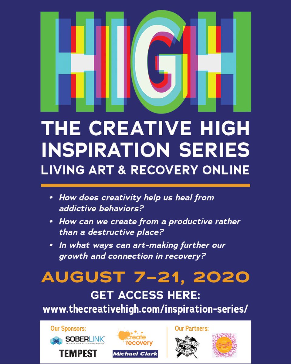 Last Chance! The Creative High Inspiration series ends today with our LIVE closing gathering at 11AM PT. Don't miss out on this one-of-a-kind experience and creative community.  
thecreativehigh.com/inspiration-se…