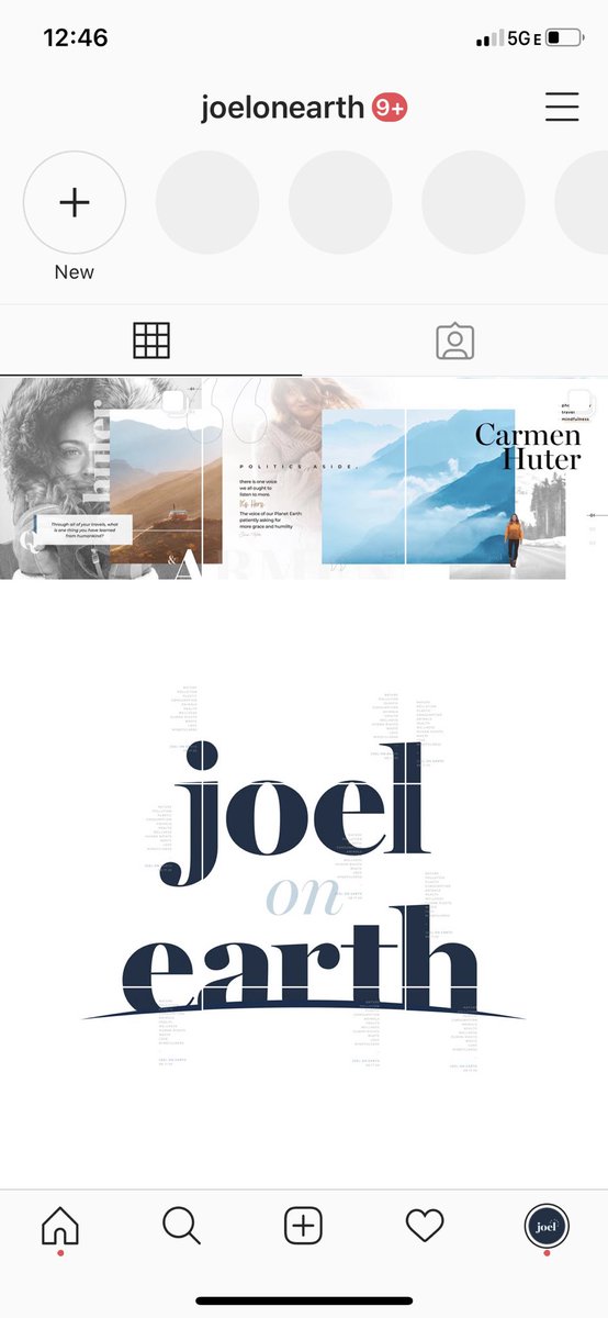 TheHooksta's tweet photo. JOELonearth is officially Live on IG! We have a lot of great content and designs coming up! More info to come after first 9 squares are up! Here’s a little taste. Head on over and follow along on IG at JOELonearth  #gridgoals https://t.co/7vLbsBnIe0