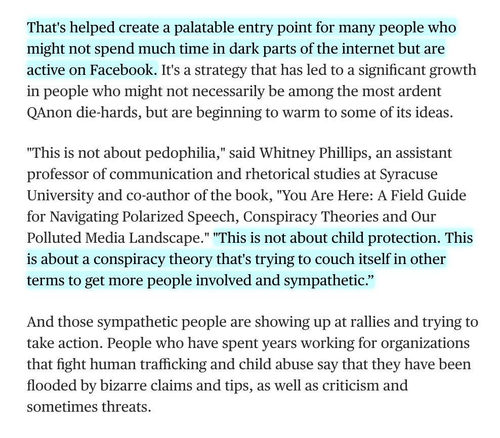 These groups are specifically looking to be covered by local media. If you're a reporter looking at these groups, go to the event pages, background the organizers.  @wphillips49 described the information laundering tactic here.