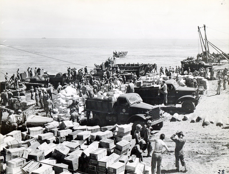 6 of 18On Oct. 13, the Army's 164th Inf. Regiment part of the Americal Division was the first Army unit on Guadalcanal and arrived as an emergency reinforcement for the hard-pressed Marines.  @NDNationalGuard  @USNationalGuard