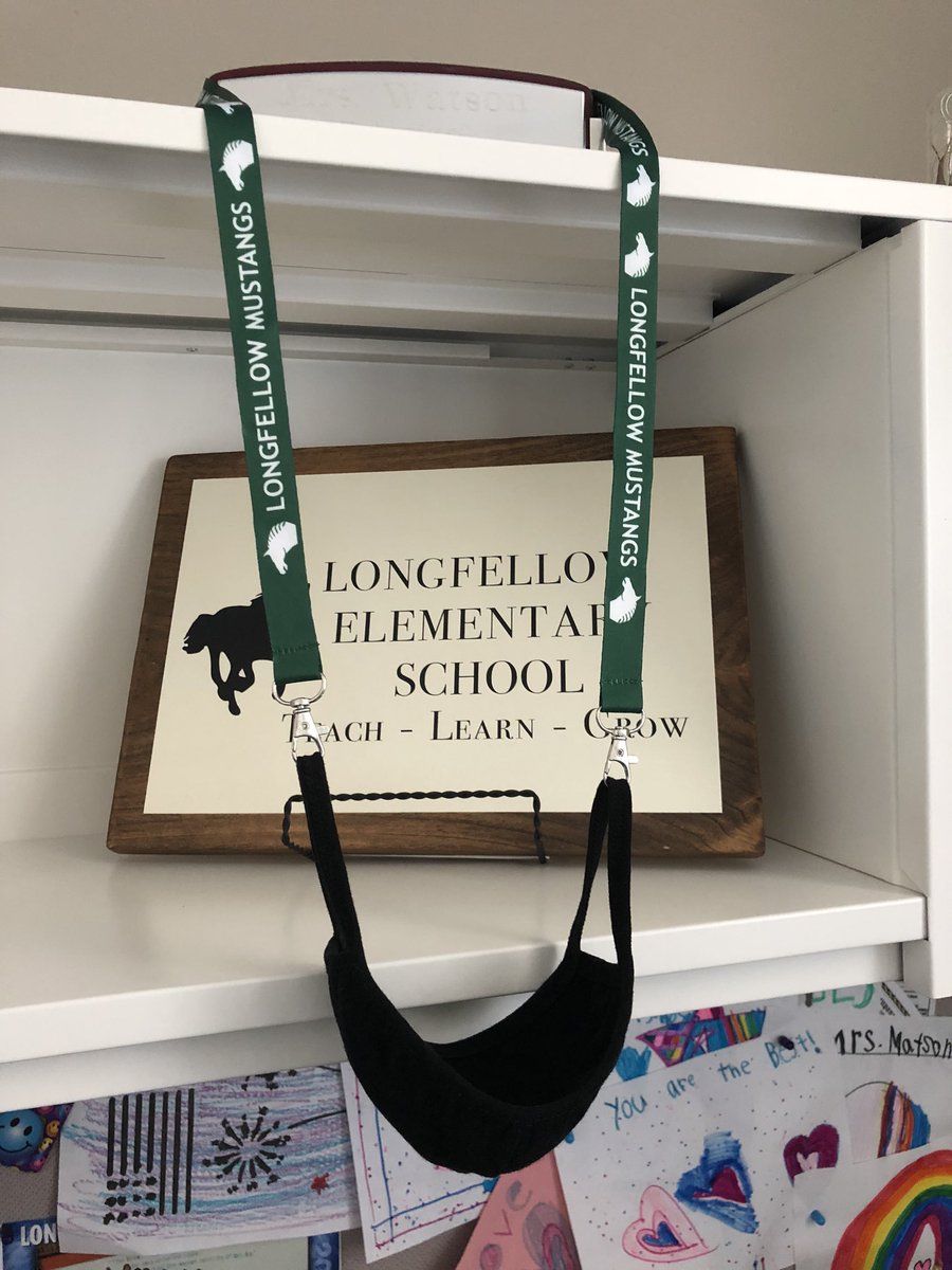Our PTA rocks!!! Looks at these awesome mask lanyards that they purchased for every student and staff member this year! <a href="/LongfellowElem3/">Longfellow Elementary School</a> <a href="/WESchools/">Willoughby-Eastlake City Schools</a>