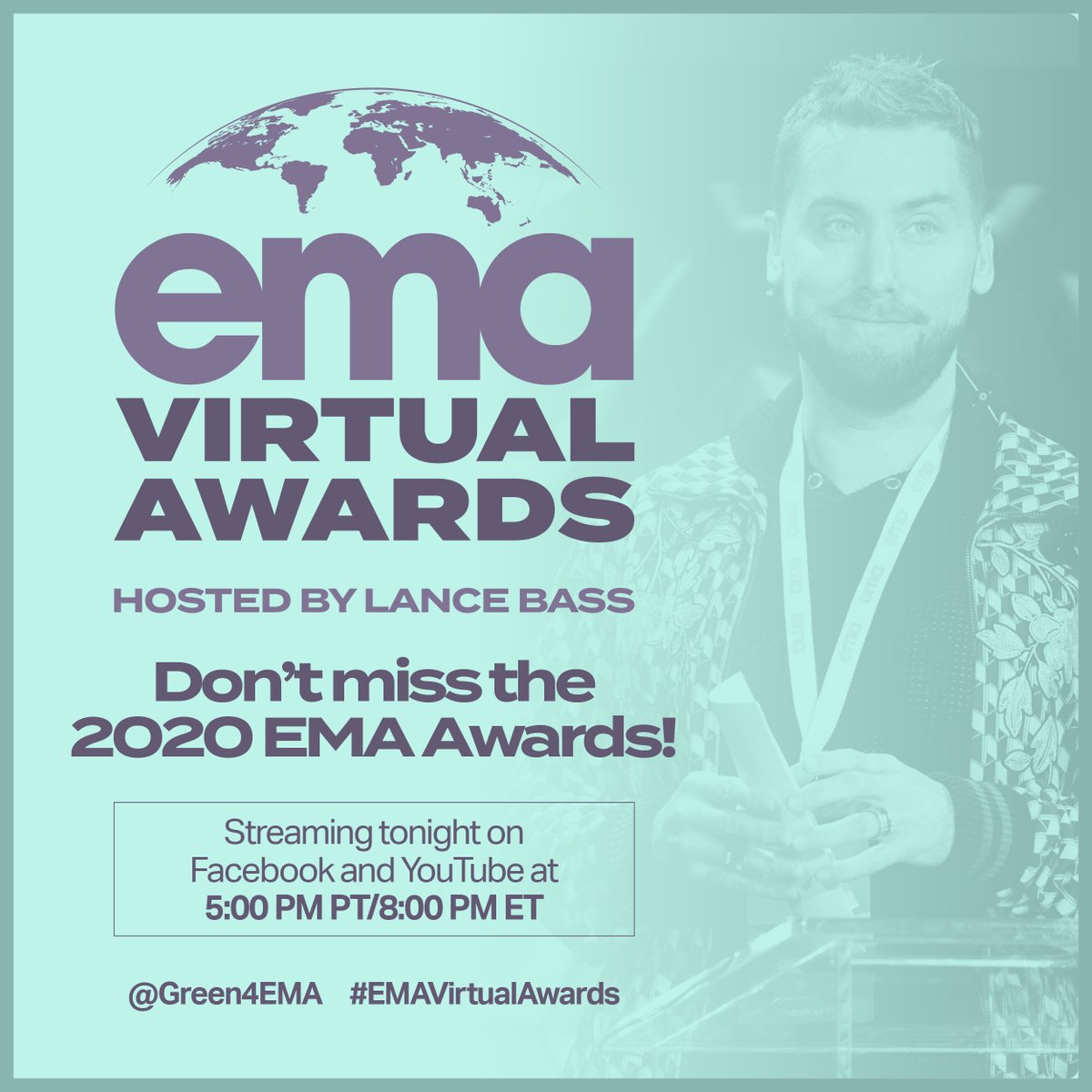 HarvardCCHANGE's tweet image. Today is the day! Watch the 2020 EMA Virtual Awards, hosted by @LanceBass and featuring #ReelScience stars @ericcolsen and @NikkiReed_I_Am &amp;amp; @DrAriBernstein, streaming live on Facebook and YouTube at 5:00 PM PT/8:00 PM PT. #EMAVirtualAwards ow.ly/N9Ci50B3FHU