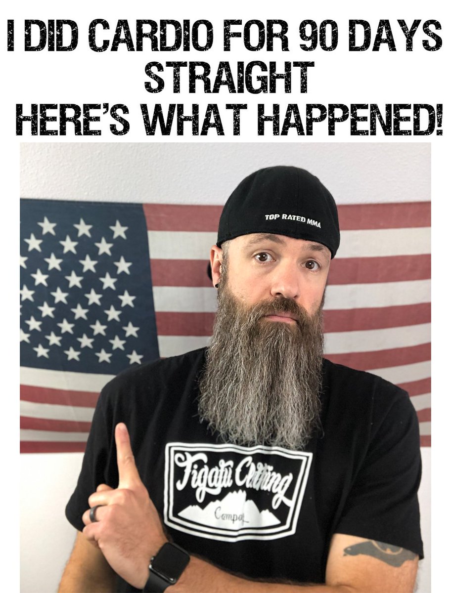 ErikAllenShow's tweet photo. I did 45 minutes of cardio for 90 days straight! Here's what happened! Thank you to @E57music for allowing me to use their music. I was tired of the Dad Bod & decided to make a change! Check it out> https://t.co/MH1YIgqJPc
#TopRatedMMA #BeardedBiz #CreatingVisionaries #The4590 https://t.co/8V4pipiuiq