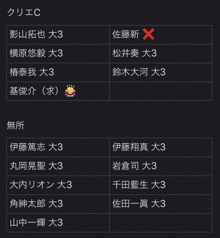 __immrhyt's tweet photo. デタカ交換 2020 Myojo 
デビュー組 &amp; jr.

【求】織山尚大  基俊介
【譲】画像のもの（❌以外）

大3予約済みです。
デビュー組とjr.の組み合わせでも構いません。

（ 交換初心者な為、不慣れな点もありますがよろしくお願い致します。🙇‍♀️ ）

 #デタカ交換 #Myojoデタカ交換Jr #デタカ交換2020 https://t.co/PXq1zHuPFN