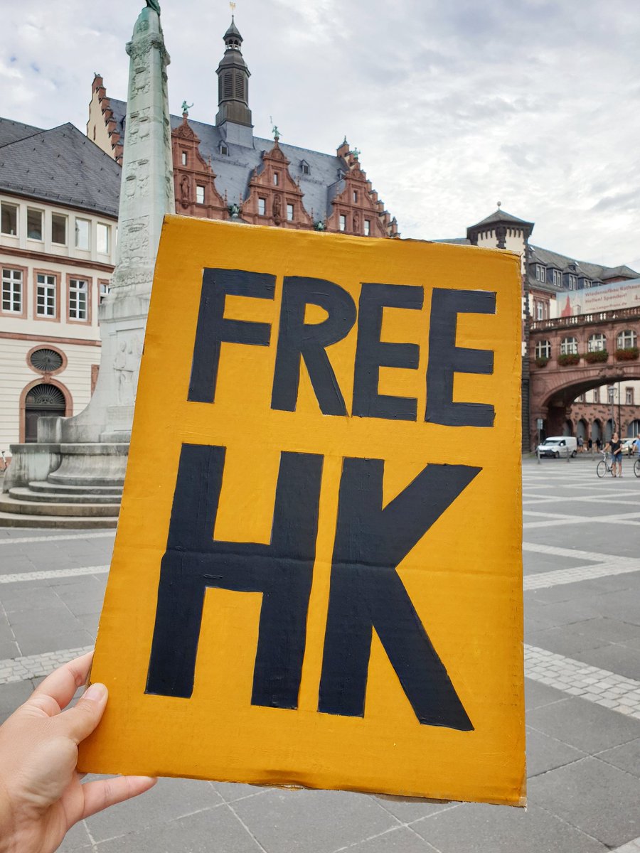matchamichichi's tweet photo. Hong Kong's fight is our fight. Stand up for democracy and freedom! 

From Frankfurt and from around the world, we stand with Hong Kong!

#FridaysForFreedom rally in #Frankfurt, Germany on 21. August 2020

#FreeHongKong 
#StandWithHongKong 
@NOW4humanity https://t.co/xUplg6dbeW
