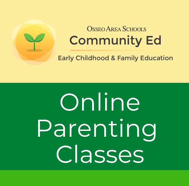 OsseoEarly's tweet photo. Parents, Osseo EC&amp;FE is here for you! Our NEW Online Parenting classes will be starting in September for parents with children birth to age 8. These classes are $5 or $10 each depending on household income. Register by viewing this link ➡️:  https://t.co/bqJsKoa48D   
#osseoecfe https://t.co/m5vxUHpvgr