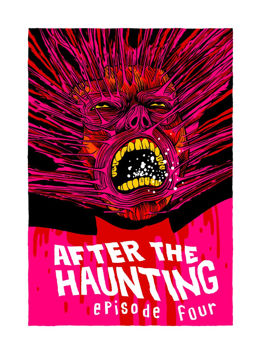 Earbudtheater's tweet photo. Doing a little #FlashbackFriday for our series "After The Haunting" - or should we call it #FleshBackFriday?  A dude does get is face ripped off (best sound effect ever)
https://t.co/mV7ECusXEN
Art by the amazing @Jordan_Crane! https://t.co/DkjHzBlXlo