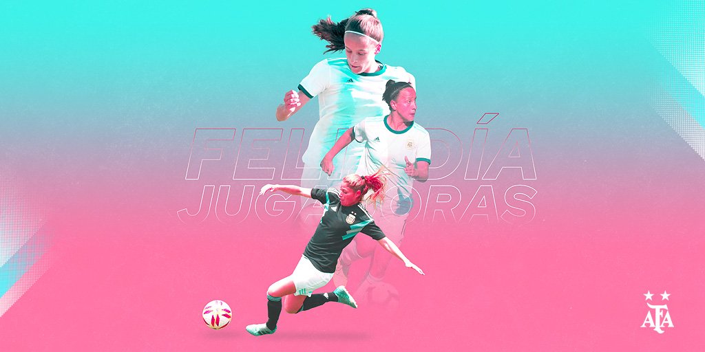 #DiaDeLaFutbolista A cada una de nuestras futbolistas, que defienden los colores de sus equipos con esfuerzo, valentía y compromiso. 

¡Muy feliz día! 😍🇦🇷