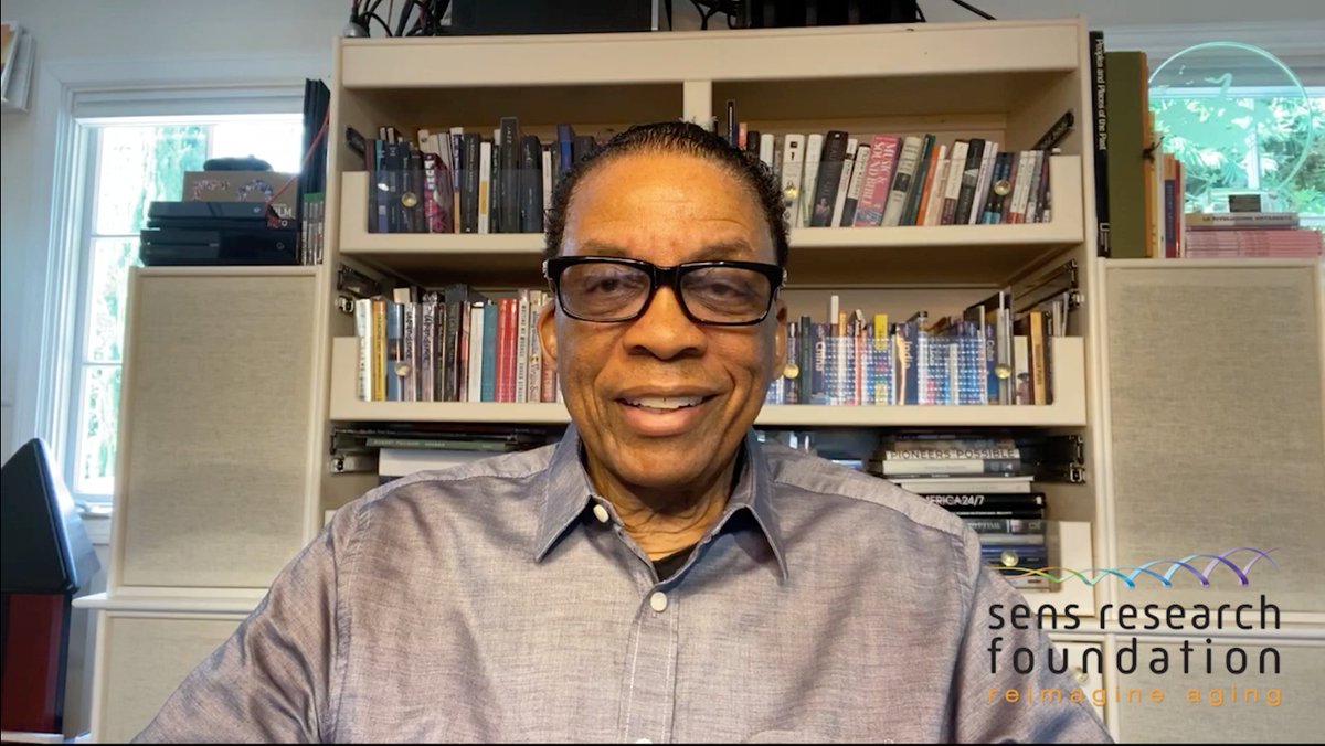 Jazz music icon Herbie Hancock has a special message to all of SRF's supporters! Watch his video here: sens.org/act-now-to-hel…

Join the #HalfMyDAF campaign today to support our research in rejuvenating the immune system!
Learn more about the campaign at halfmydaf.com