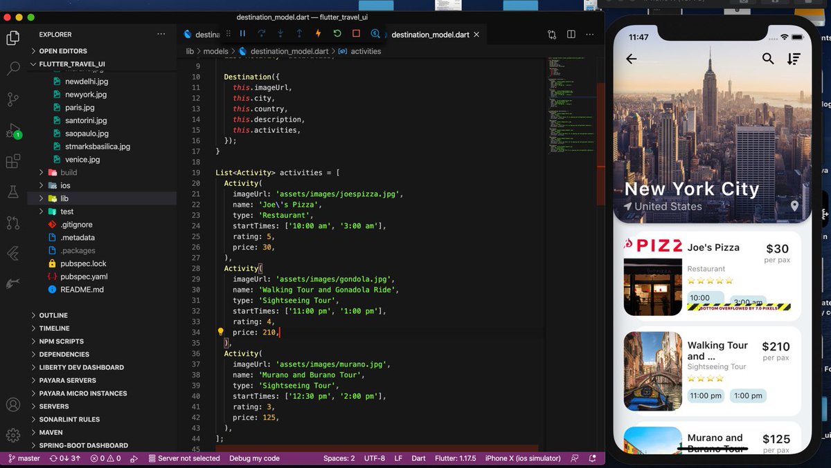 gqvision's tweet photo. #FlutterTravelApp is up and working. Still some changes being made as far as sizing https://t.co/ewAq1KkgkO