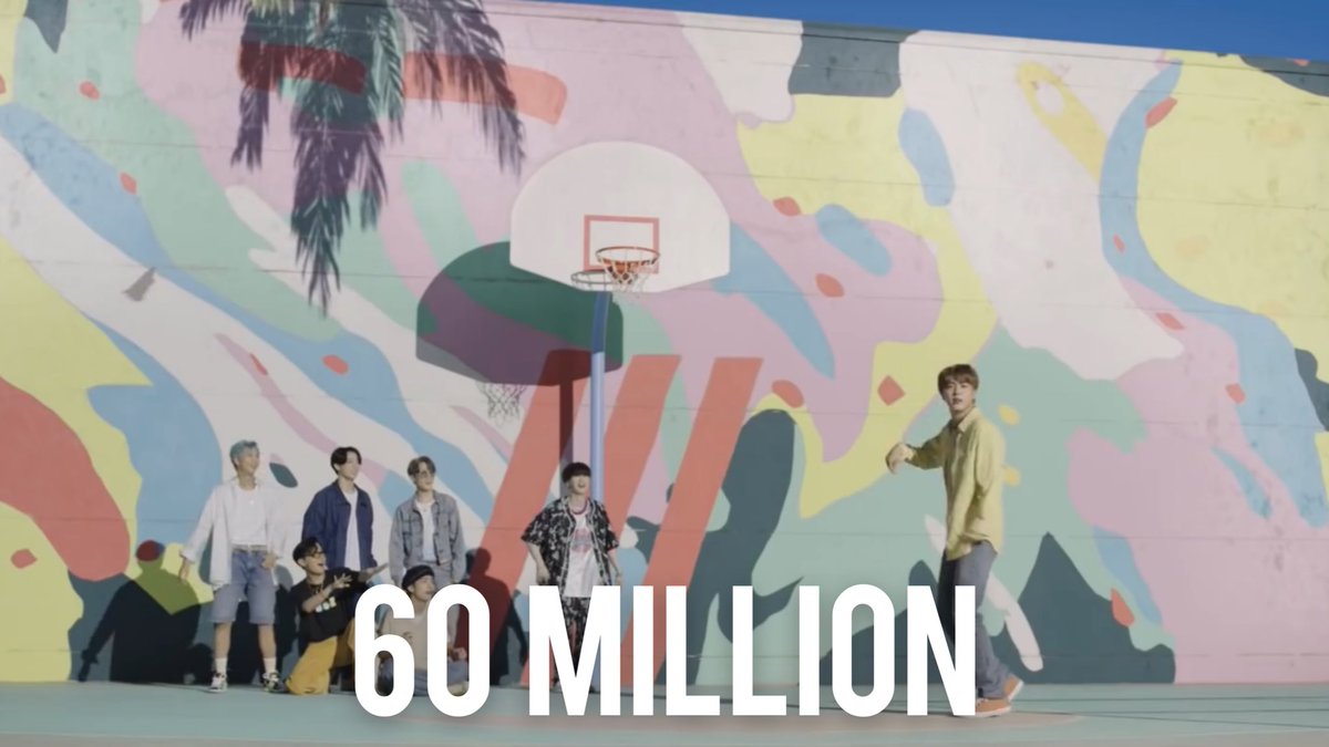 "Dynamite" by BTS has become the fastest music video in YouTube history to hit over 60 MILLION views, 13 hours &amp; 16 minutes after release. 

(youtu.be/gdZLi9oWNZg)