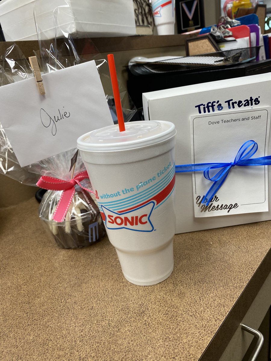 We were showered with yummy treats today!! #DESisBEST #spoiled