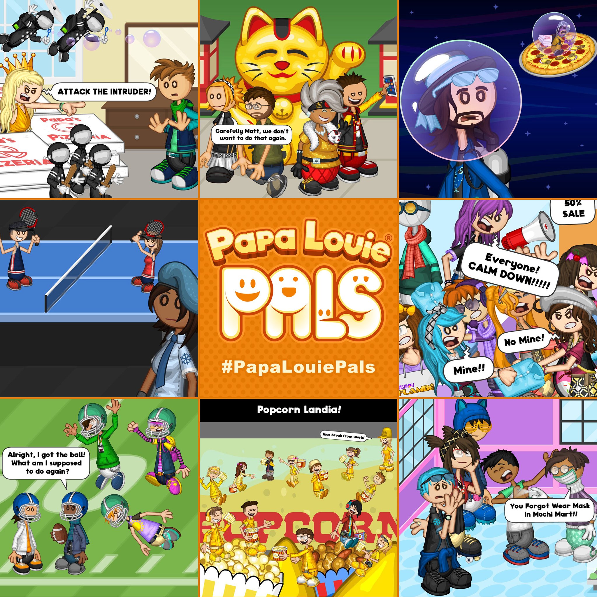 Flipline Studios on X: Papa Louie Pals: Fan Scenes!