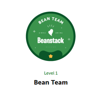 Congrats 2 @loudlillibrary @ Baton Rouge Center for Visual & Performing Arts 4 becoming a member of @zoobeanreads Beanstack's Bean Team-So excited u have embraced Beanstack & shared w/ ur Ss 2 earn ur Level 1 Bean Team badge. Who will be the next @ebrpschools Bean Team librarian?