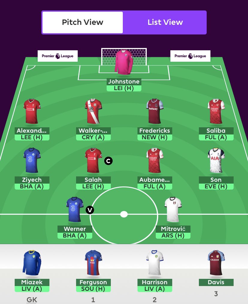FPLdog's tweet photo. Post-fixtures first draft https://t.co/mmf7d1YnSn