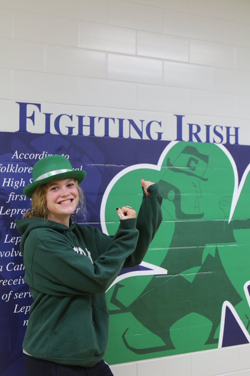 GoCathedral's tweet image. It’s our pleasure to introduce the leprechaun for the 2020/21 school year... Madi Keller! Madi will be a great representation of the Fighting Irish spirit!

Madi is the first female leprechaun since Matt Renie ’11 restarted the tradition in 2010!

Go Irish ☘️