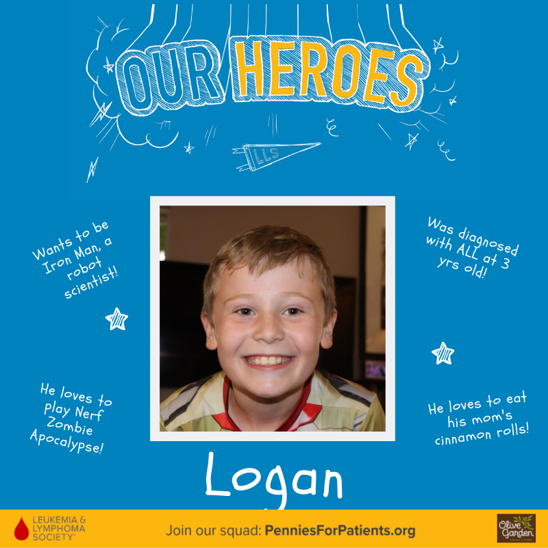 Happy Birthday to our local honored hero, Logan Fritz! We are grateful for Logan and his family’s involvement with LLS and wish him all the best on his special day!