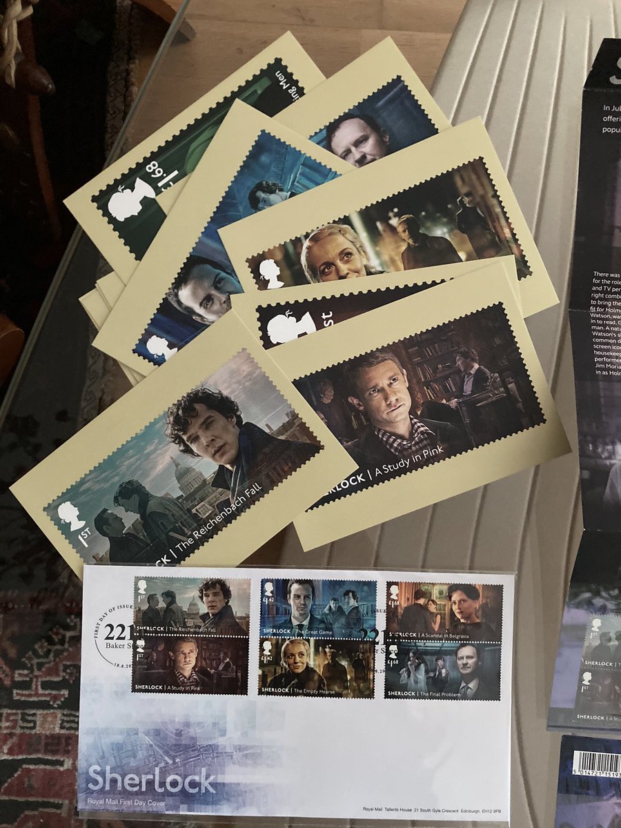 anastasis's tweet photo. The first parcel has arrived. That was pretty prompt @RoyalMail #10YearsOfSherlock https://t.co/zvgya2EJNy