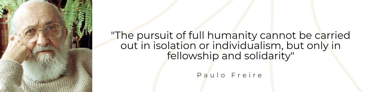 CIPBristol's tweet photo. Very excited to start drafting ideas for our celebration of #Freire100. We want all of you to be part of this collective creation (as Freire would do!) Stay in touch as we will open a call for contributions soon! https://t.co/zKwLoBsZJW