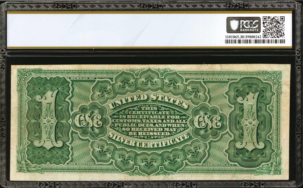 oldpapermoney's tweet image. Martha Washington Silver Certificates...

1886 $1 with Large Red Seal
1891 $1 with Small Red Seal

#numismatics #history #PCGSBanknote @PCGScoin #USA🇺🇸
