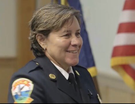 IAFCGreatLakes's tweet photo. Congratulations to Chief Donna Black on being sworn in as the 2020-2021 IAFC 2nd Vice President! @IAFC @IAFCGreatLakes https://t.co/NrJfIVFueU