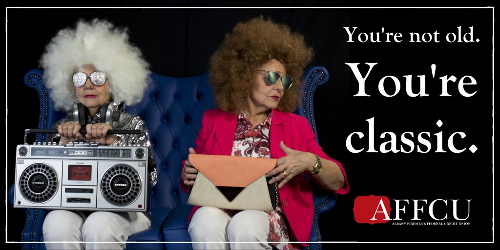 NYBravestFCU's tweet image. Don't let anyone ever tell you that your #Awesomeness becomes discounted with age. It's actually quite the opposite. You're not old, honey - you're #Classic. 😎 Happy #SeniorCitizensDay! 👴 👵

#AFFCU #SeniorCitizens #CreditUnionsROCK