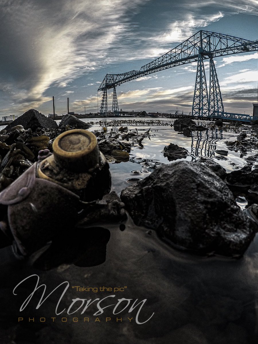 Few shots i caught last night whilst out playing with the <a href="/GoPro/">GoPro</a>, The Tees transporter bridge is a stunning part of history to see but i was really shocked how much rubbish filled the river! #think
