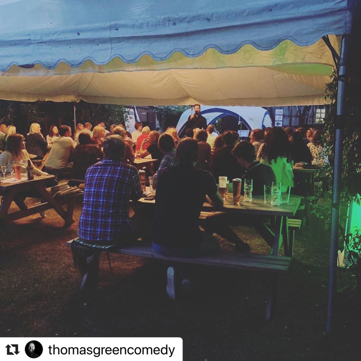 getcomedy's tweet photo. Super proud of @iamthomasgreen with a sellout solo show last night in Shepshed! Amazing support of live comedy and what a fantastic gig! β₯οΈπ₯³π
Whoop Whoop #TEAMGC π₯π₯
#comedy #thomasgreen #getcomedy #supporthearts #comedians #aussie #australia #uk #soldout #outdoors https://t.co/qZV5ZWqBSV