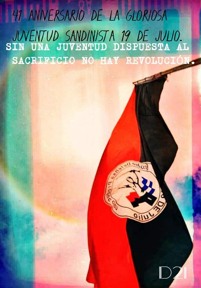 EngellyT's tweet photo. Orgullosamente juventud sandinista 19 de julio
#ORGULLOPATRIO 
#PATRIALIBRED22 https://t.co/8psPLFL3Lc