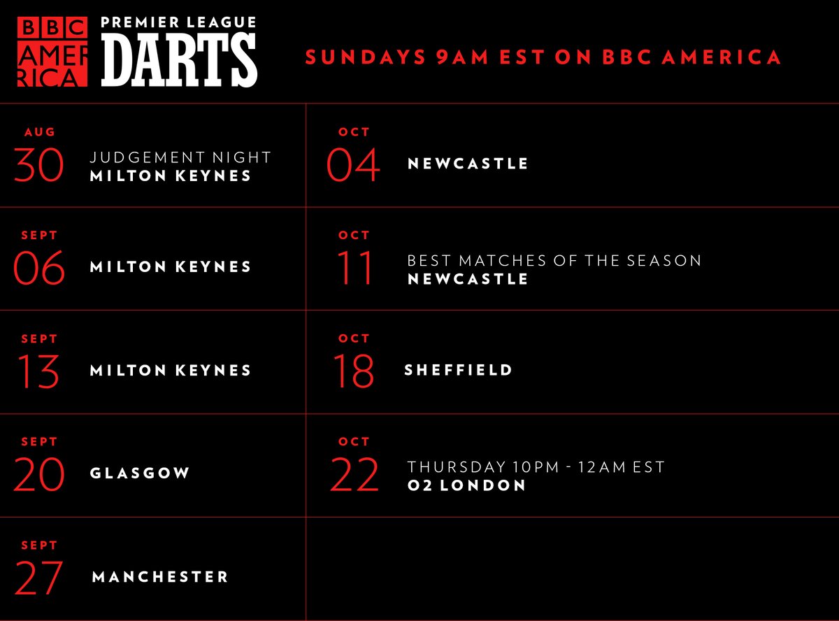 The epic moments you've been missing are back! #DartsBBCA returns next Sunday at 9am.