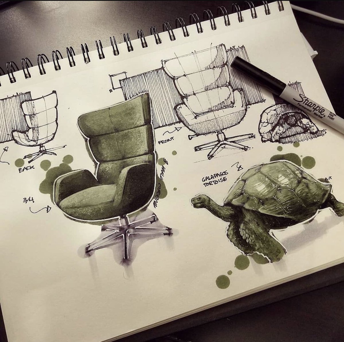 Caravan_Designs's tweet image. Little bit of colorful drafting