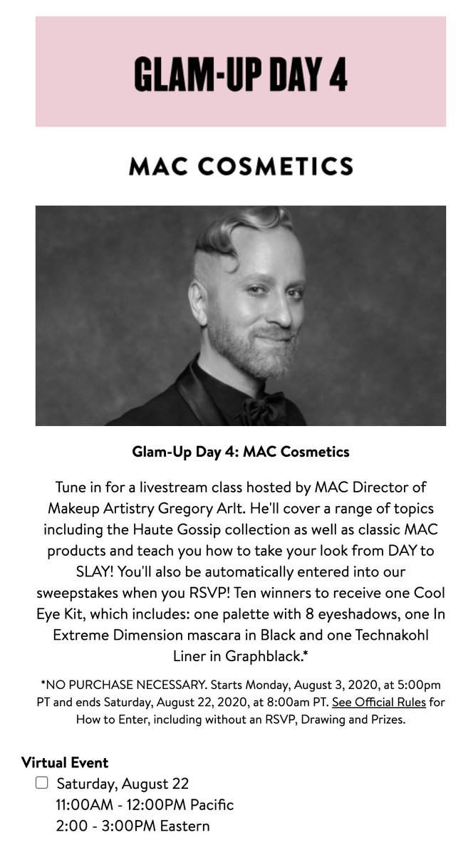 Hey GLAM FANS! Join ME in a virtual event on 8/22 at 11am PST ! NORDSTROM ANNIVERSARY SALE EXCLUSIVE M•A•C Haute Gossip collection where I will teach you how to take your look from DAY to SLAY! You'll also be automatically entered into our sweepstakes when you RSVP! <a href="/nordstrom/">Nordstrom</a>