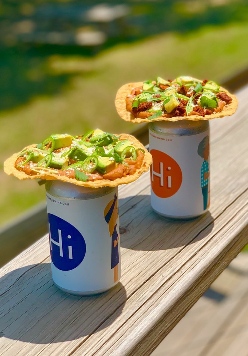 HiSignBrewing's tweet photo. Food truck @quezzasatx is out back with quesadillas that happen to go perfectly with a fresh Violet Blueberry Blonde or El Berto Mexican Lager! OPEN ALL WEEKEND. Food from 4-8PM Thurs-Sun. Social distance under the trees! #HiSignBrewing #ATX #Beer https://t.co/qkhCZQytg4