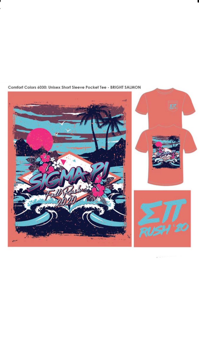 SigmaPi757's tweet photo. ‼️SIGMA PI FALL 2020 RUSH SHIRT‼️
Its what you’ve been waiting for, hit the link down below to order the best rush shirt on campus for only $21.50.
We will also be giving out 2 free tees to who ever Retweets & Likes this post.
#Rushsigmapi
#Rollpi
https://t.co/iwQ5txv9Zk https://t.co/Fr2nfTJZuu