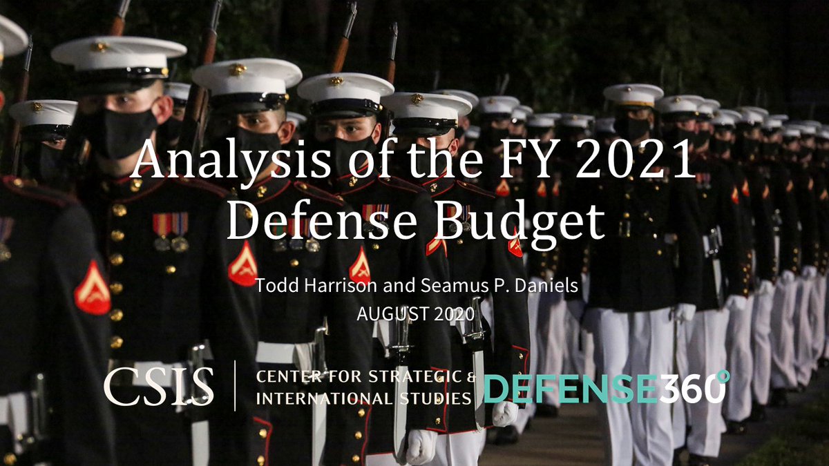 Today  @ToddHarrisonDC and I published our latest analysis on the FY 2021 defense budget request!A few highlights Per the last budget agreement (BBA 2019) reached by Congress, the admin requested $740.5B for 050 national defense ($705B for 051 DoD) in discretionary $$$