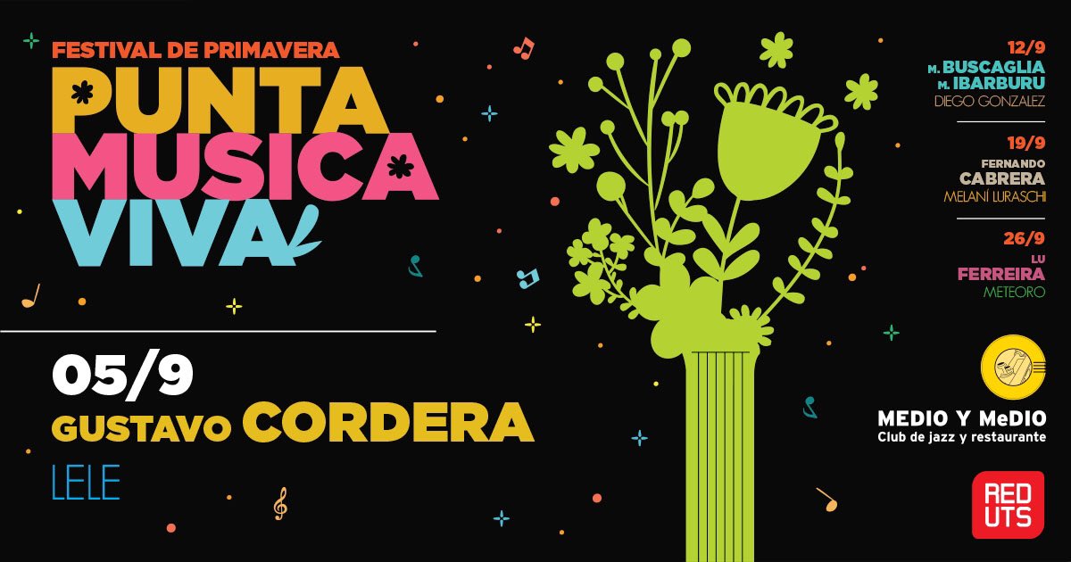 Ultimas 10 entradas a la venta!!  🔥🔥🔥

Cordera + Lele - 05/09
Medio y Medio

🎟 Entradas presenciales en reduts.com.uy y puntos de venta.