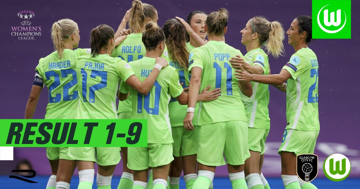 VfLWolfsburg_EN's tweet photo. ✅ Superb performance
✅ Commanding 9-1 win
✅ Ticket booked to the @UWCL semi-finals!
✅ Congrats, @VfLWob_Frauen 💚

#VfLWolfsburg #GLAWOB https://t.co/KnvAVDikxW