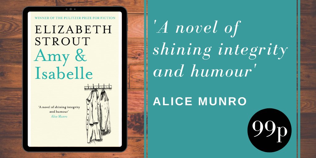 simonschusterE's tweet image. Get absorbed in this moving mother-daughter story from Pulitzer Prize winning author Elizabeth Strout #AmyandIsabelle is just 99p in the @AmazonKindle Monthly Deals! 

ow.ly/mqLG50ATl3L