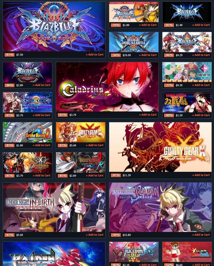 Games Sales On Fighting Games JCR Comic Arts