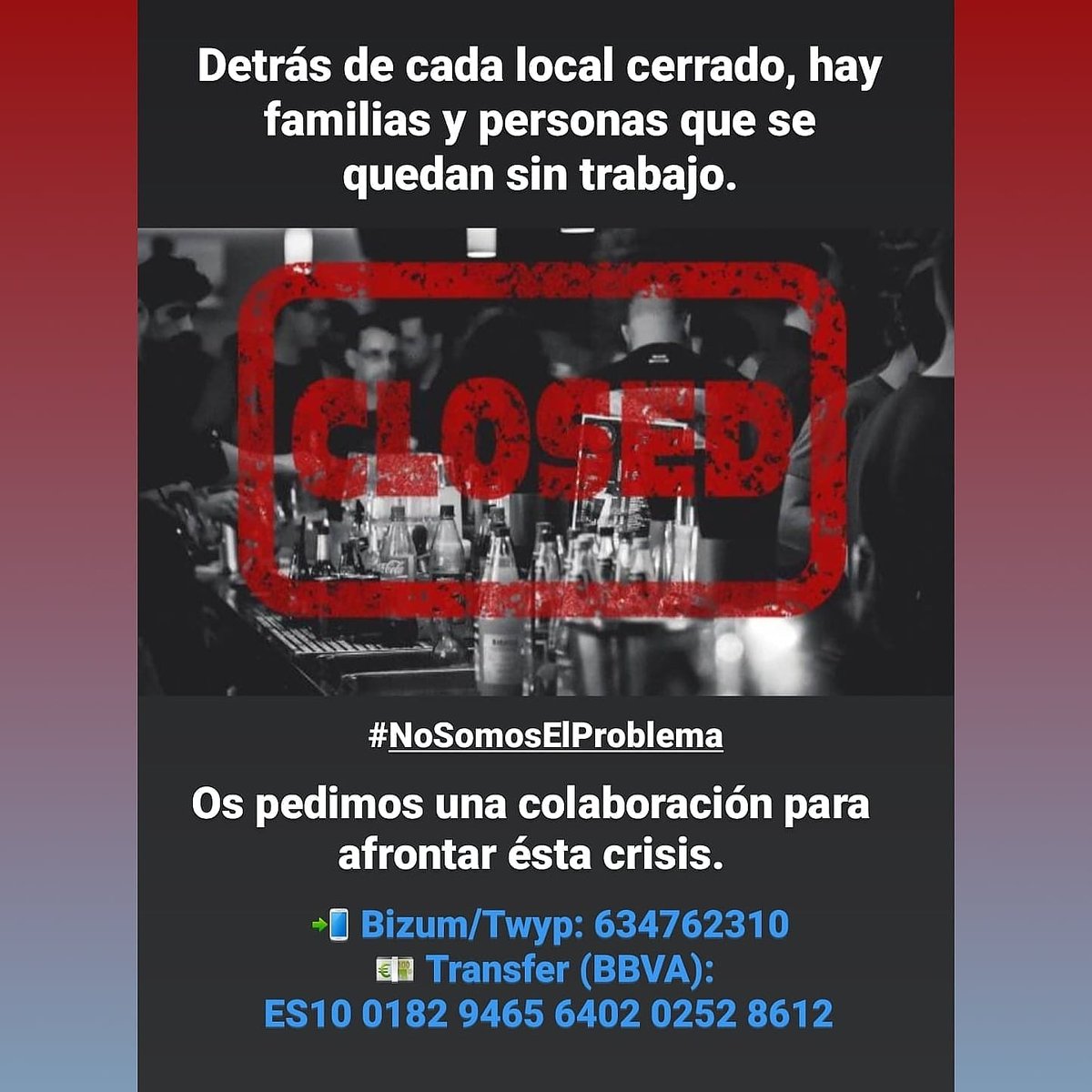 Detrás de esta crisis, hay familias afectadas 😢😢.