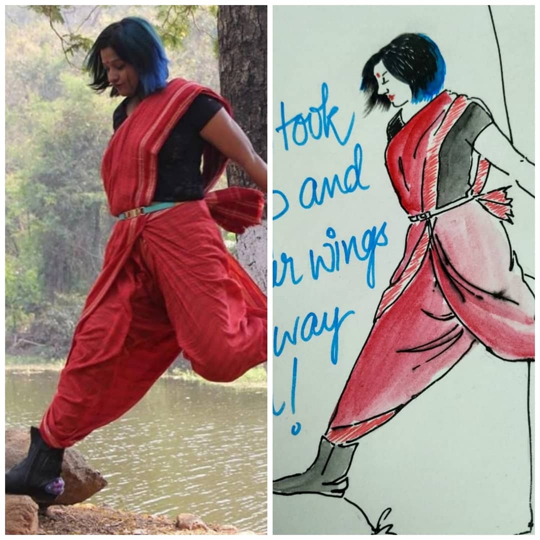 dastakarllp's tweet photo. Sometimes we do illustrations too on tees and tops for our clients. Especially when they share such amazing pictures that inspire the artist.
#illustration #handpainted #paintedtop #handpaintedapparel #painting #inspiringart #doodleart #handloom #ifnotsaree https://t.co/Gu8fmDalor