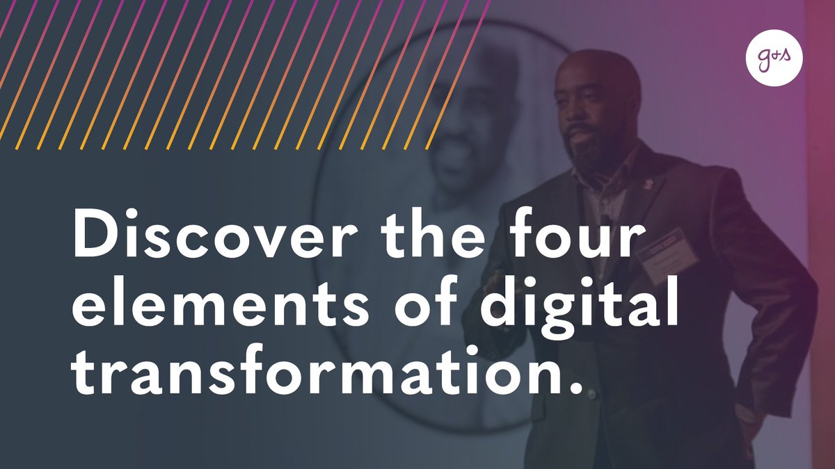 gs_comms's tweet photo. Did you miss last week's #GSLive discussion with @KHendricksPR and @NicholasJLove? Learn what Nick calls the four elements of #DigitalTransformation: https://t.co/hcI4EWEwgl by @NicholasJLove https://t.co/r1a4MgZ7Tt