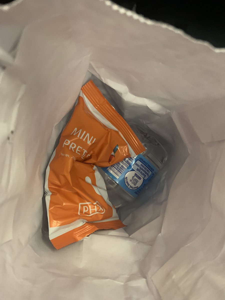 bboymyst's tweet photo. Not only are they being greedy overbooking but they also then give you these bullshit goodie bags as “safety precautions” https://t.co/pSDh4pX0I7