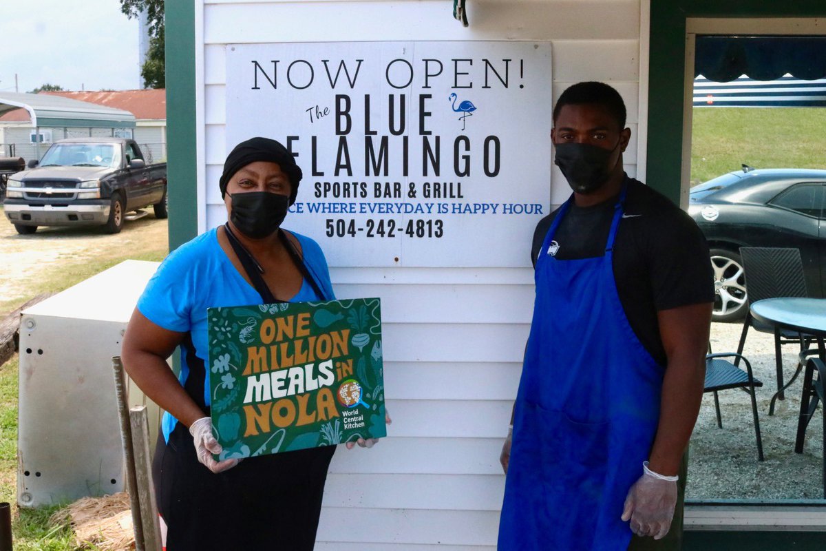 In the city of New Orleans, WCK has partnered with 30 local restaurants to prepare hot, nourishing meals for neighbors in need. Together, along with incredible community partners, we have served 1 million meals to residents across 24 distribution sites so far. #ChefsForAmerica