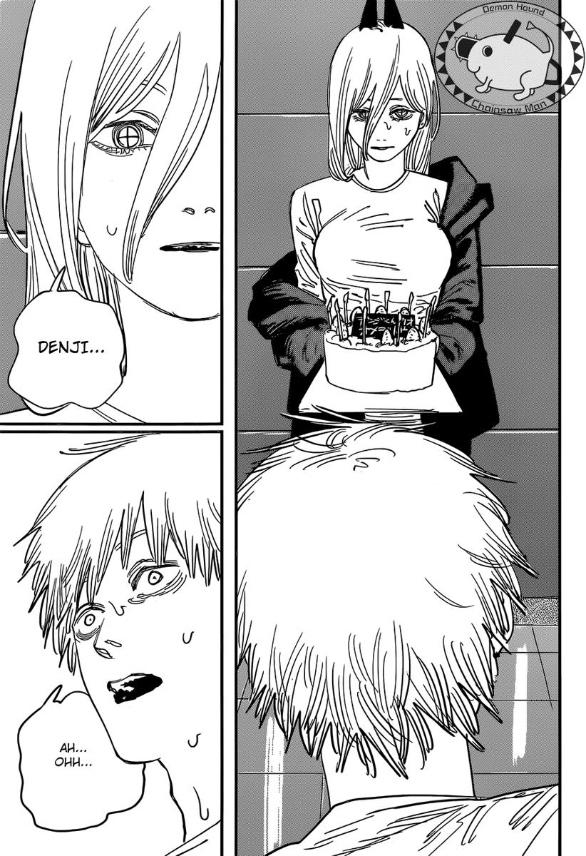 Kobeniscar's tweet photo. #CSMspoilers #Spilers #chainsawman81 please scroll past if you dont want to see this panel
bro......................im so upset the more I look at this the sadder I feel, last panel of power alive lol https://t.co/dZDTqhVyfX