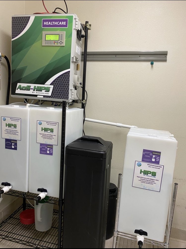 #covid19 We should make all nursing homes install this system. My father’s nursing home installed this system about a month ago and now they disinfect their facility on a daily basis. It produces 15 gallons an hour of EPA registered disinfectant. Over 30 cases down to 0.