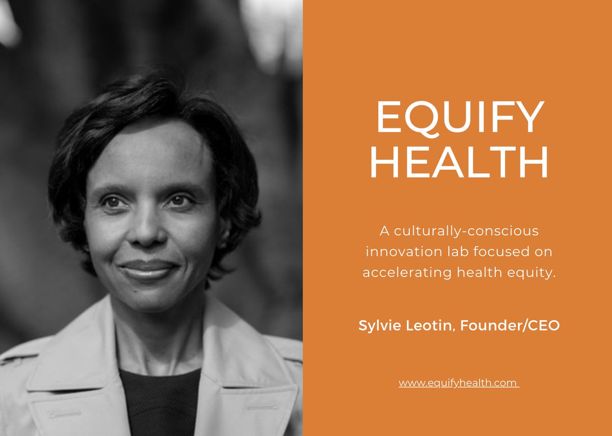 I have news!! We just released our new website: equifyhealth.com.
Equify Health is a patient-informed, culturally-conscious innovation lab focused on accelerating #healthequity.