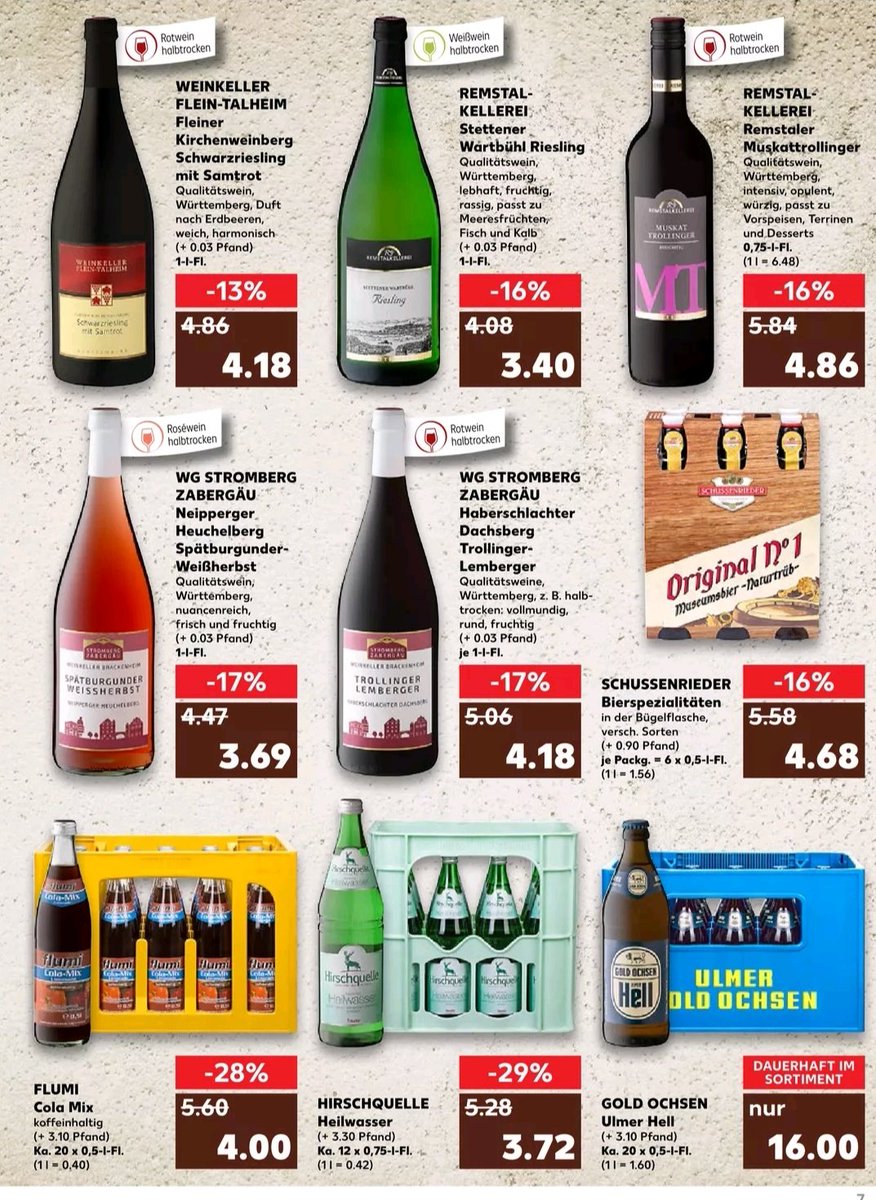 affiliteur's tweet photo. Weil @kaufland "#Bayern am Herzen liegt" gibts jetzt Wasser aus dem bayrischen #Schwarzwald, Bier aus Bayerns Hauptstadt #Ulm und natürlich den urbayrischen #Trollinger im Angebot. Da hatte jemand wohl zu viel Trollinger getankt 😂 https://t.co/wYhoyLJvS4