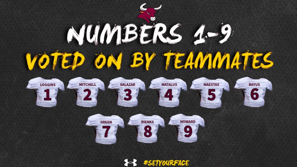 In this program, not just anybody can wear a single digit! It takes work and respect from your teammates. Here are the 9 players that were chosen by their teammates to represent numbers 1-9 this year! ⬇️ #SetYourFace